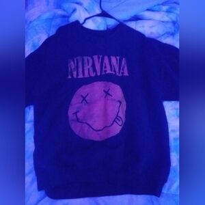Smiley face Nirvana shirt